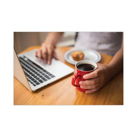 Folgers Aroma-Seal canister close-up highlights freshness and easy storage.