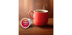 Folgers Classic Roast 48-count box, great value for households.