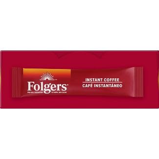 Folgers Classic Roast kitchen display showing compact packaging for easy storage.