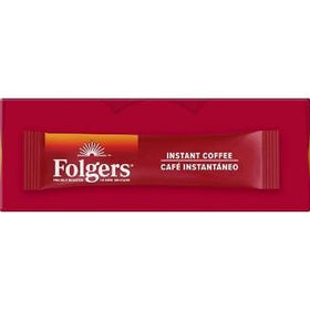 Folgers Classic Roast kitchen display showing compact packaging for easy storage.