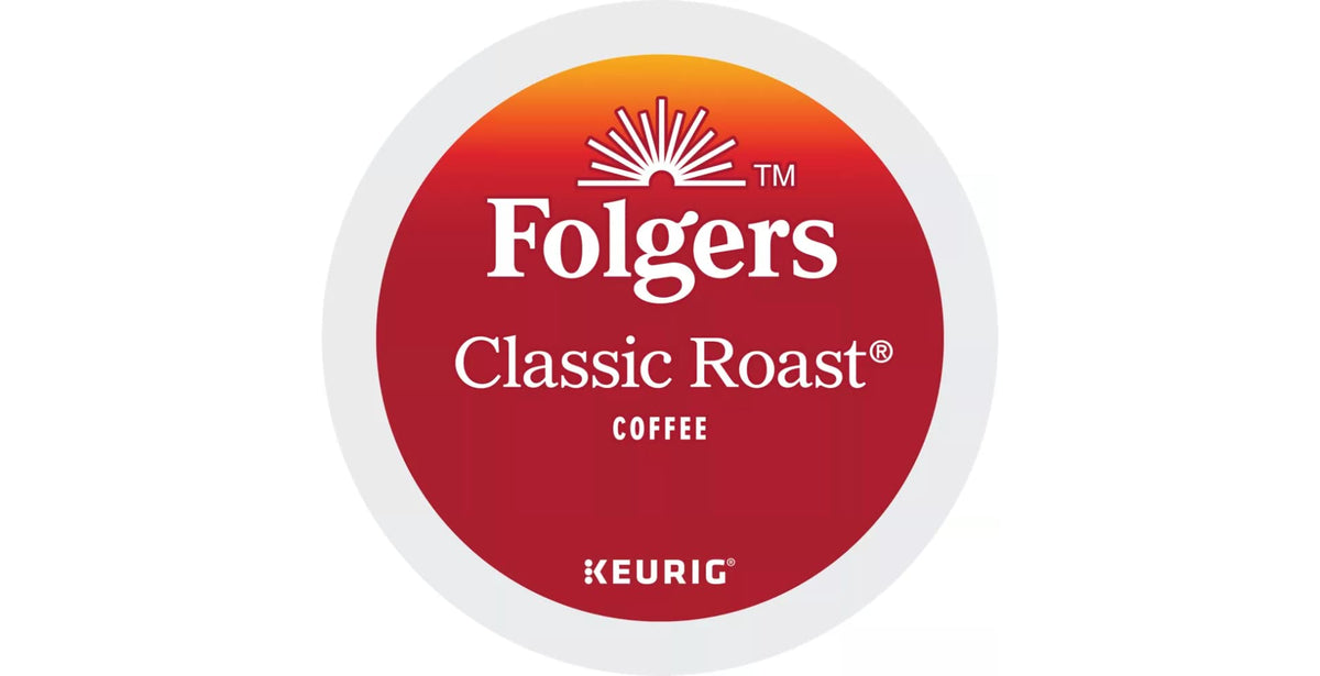 Folgers Classic Roast K-Cup pack for Keurig, convenient daily ritual.