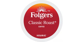 Folgers Classic Roast K-Cup pack for Keurig, convenient daily ritual.