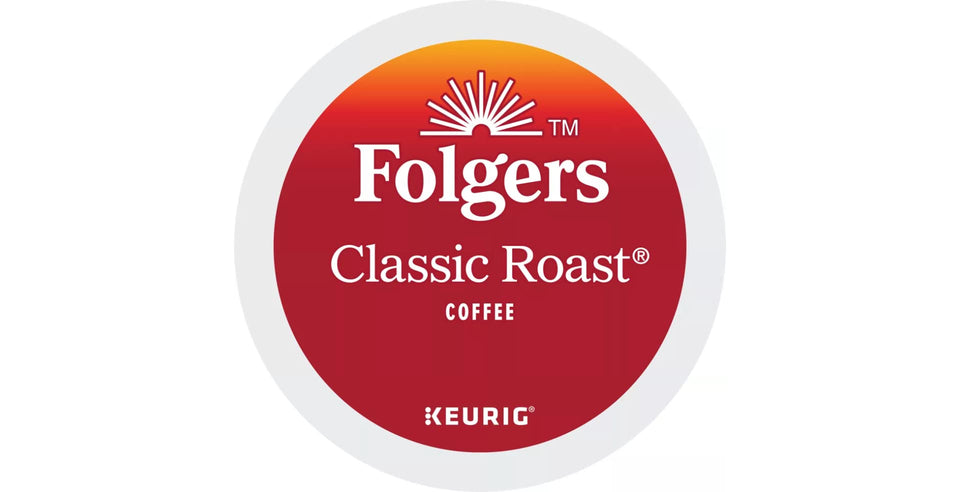 Folgers Classic Roast K-Cup pack for Keurig, convenient daily ritual.