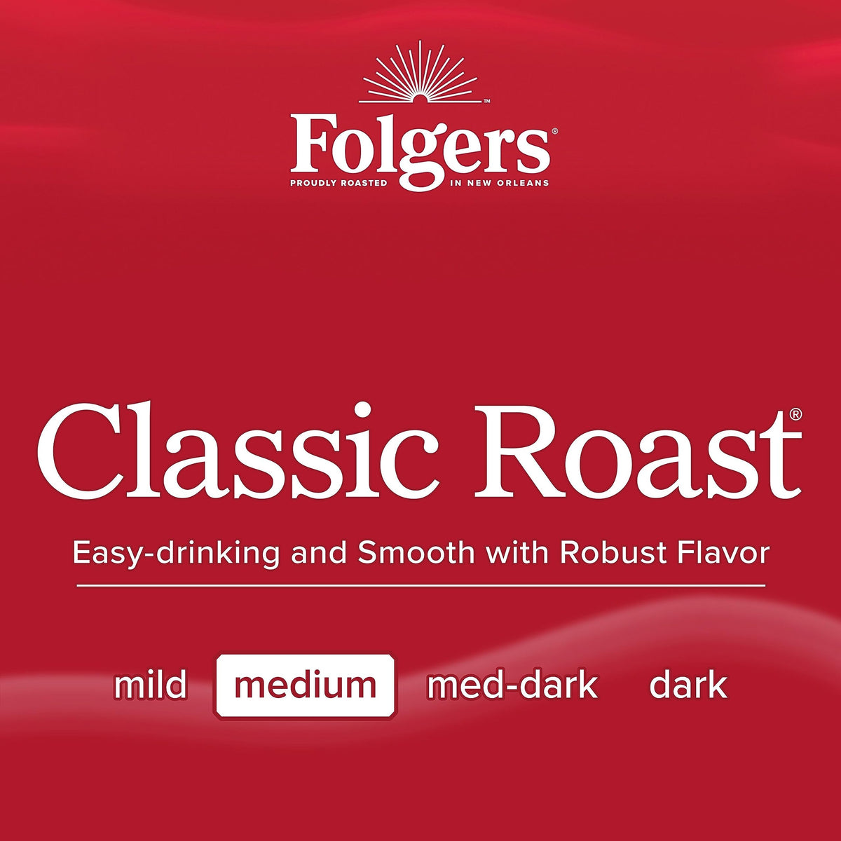 Folgers Classic Roast supports a dependable morning routine.