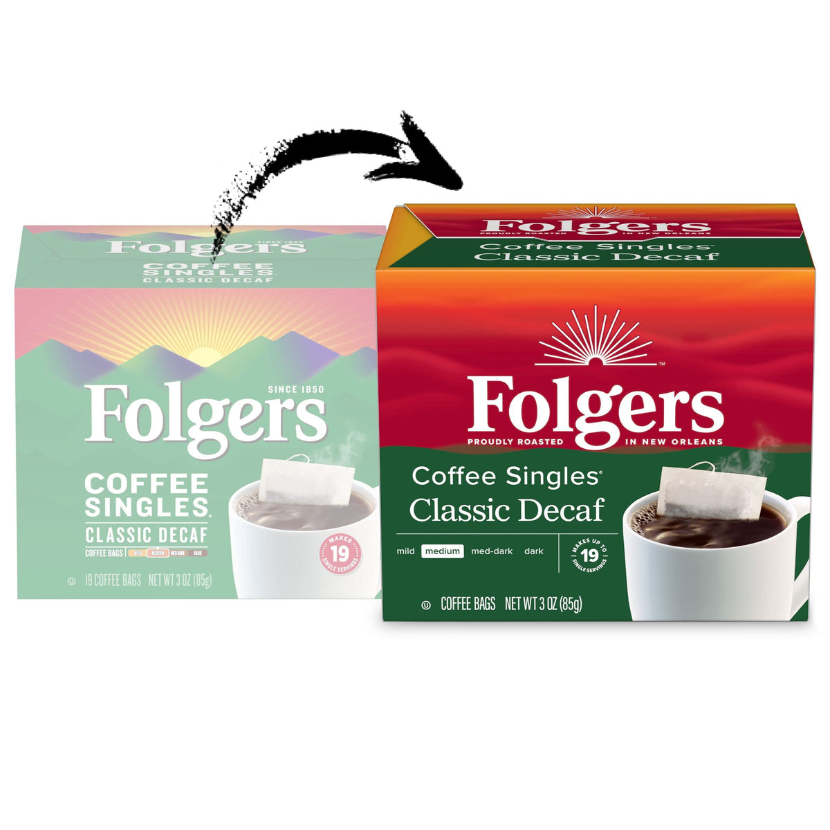 Folgers aroma evokes tradition and a welcoming cup.