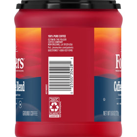 Folgers Coffeehouse Blend French press setup delivers a rich, smooth cup at home.