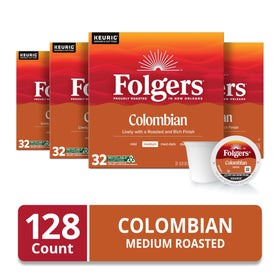 Folgers Keurig K-Cup pods ready to brew a convenient, consistent cup.