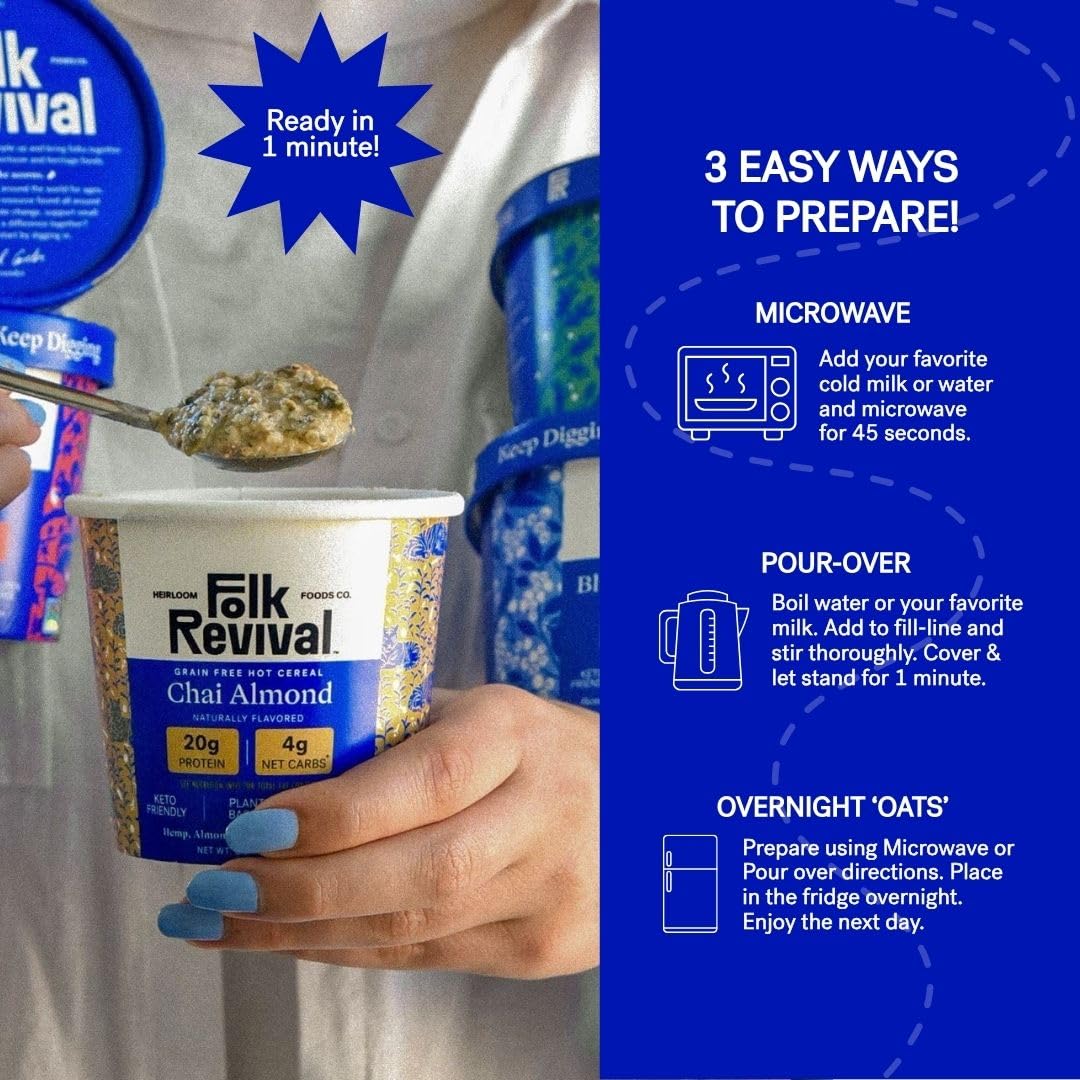 Folk Revival Variety Pack cups ready-to-grab for busy mornings