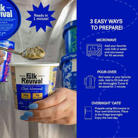 Folk Revival Variety Pack cups ready-to-grab for busy mornings