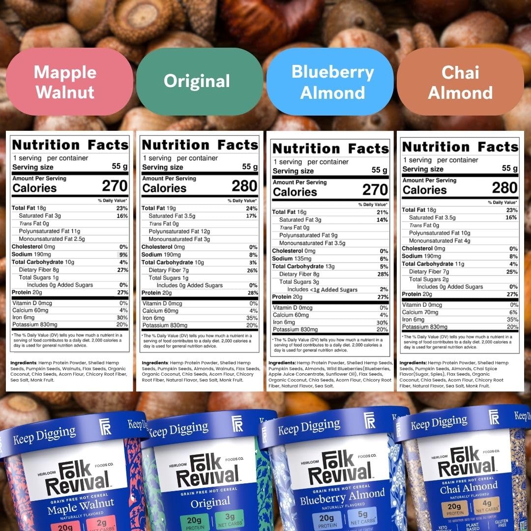 Folk Revival Original cup provides simple, quick high-protein breakfast