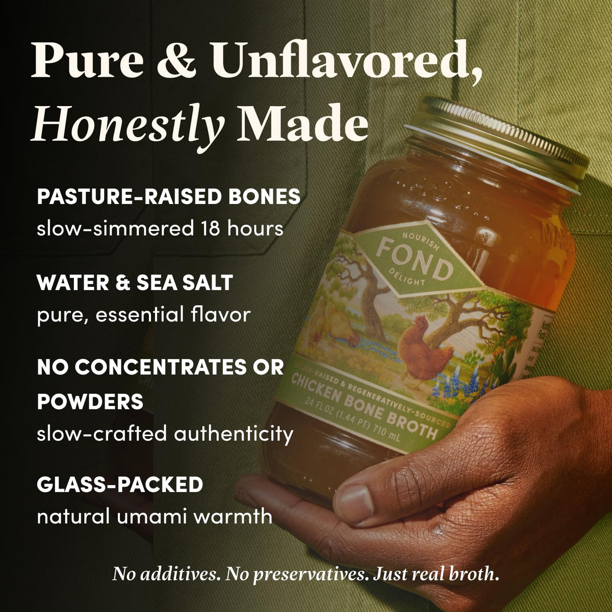 FOND NOURISH DELIGHT bone broth base for soups and sauces