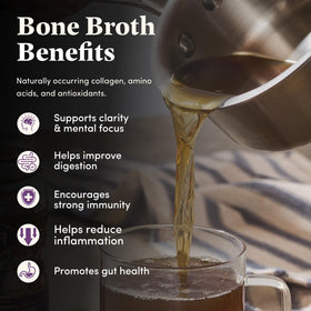 Fond Nourish Delight broth with shiitake and sage adds depth to recipes.