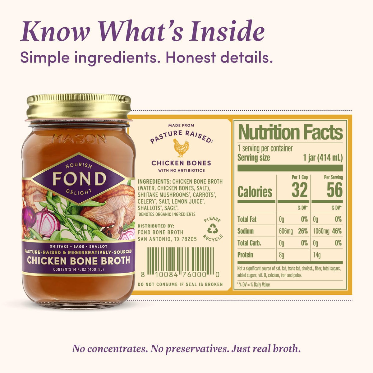 Fond Nourish Delight broth ready-to-use for quick weeknight dinners.