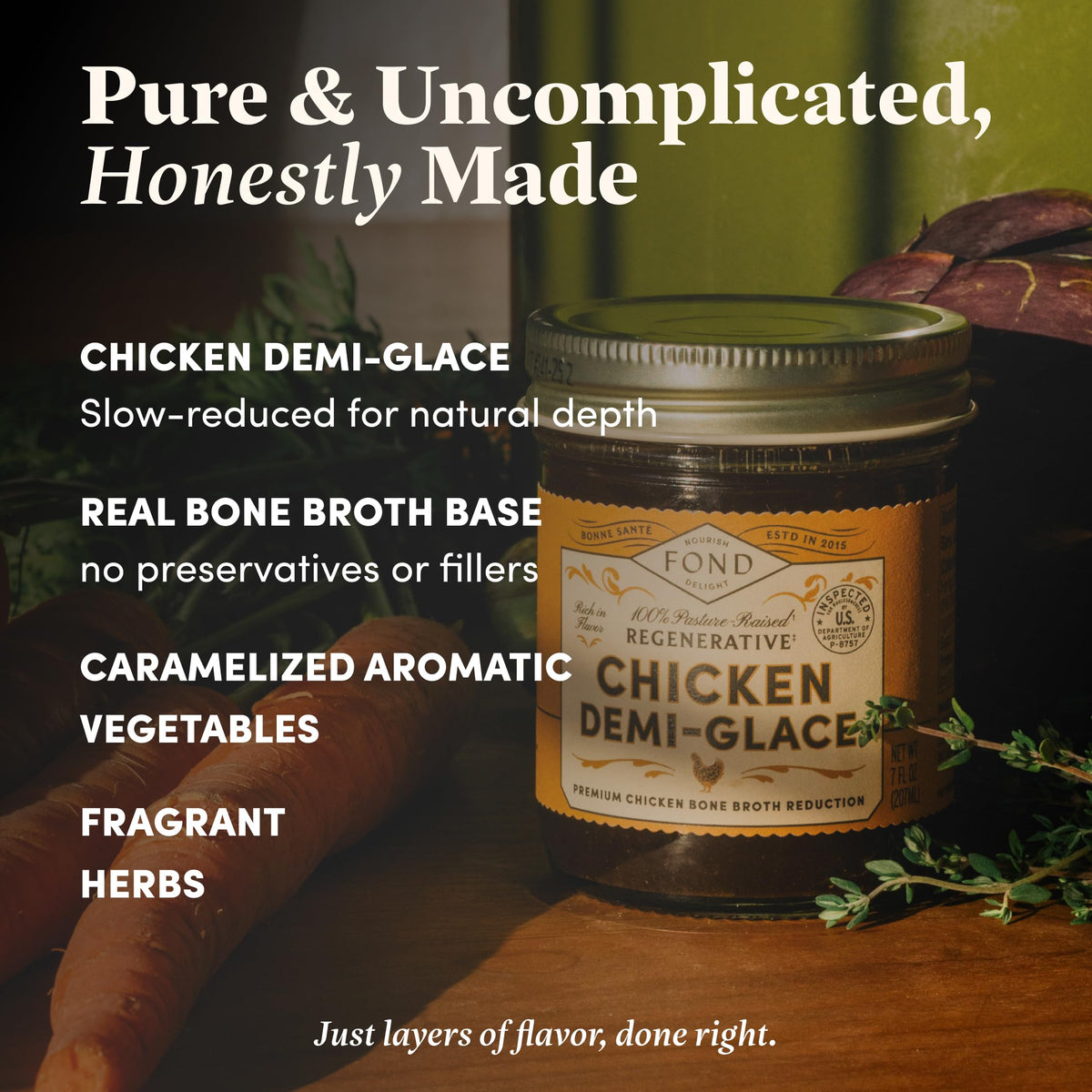 Ingredients scene from Fond Nourish Delight showing broth base.