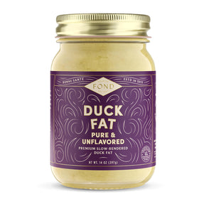 Fond Nourish Delight duck fat bottle for high-heat cooking and everyday meals.