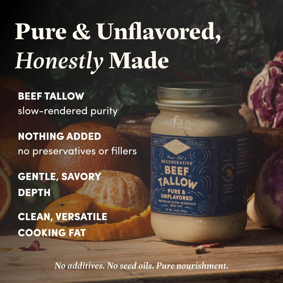 Fond Nourish Delight nose-to-tail tallow supports versatile home cooking