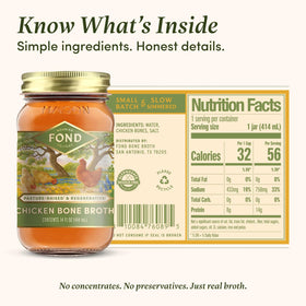 FOND NOURISH DELIGHT nutrient-dense broth with protein and collagen