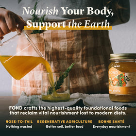FOND Nourish Delight usa-made-craftsmanship underscores sustainable, regenerative approach.