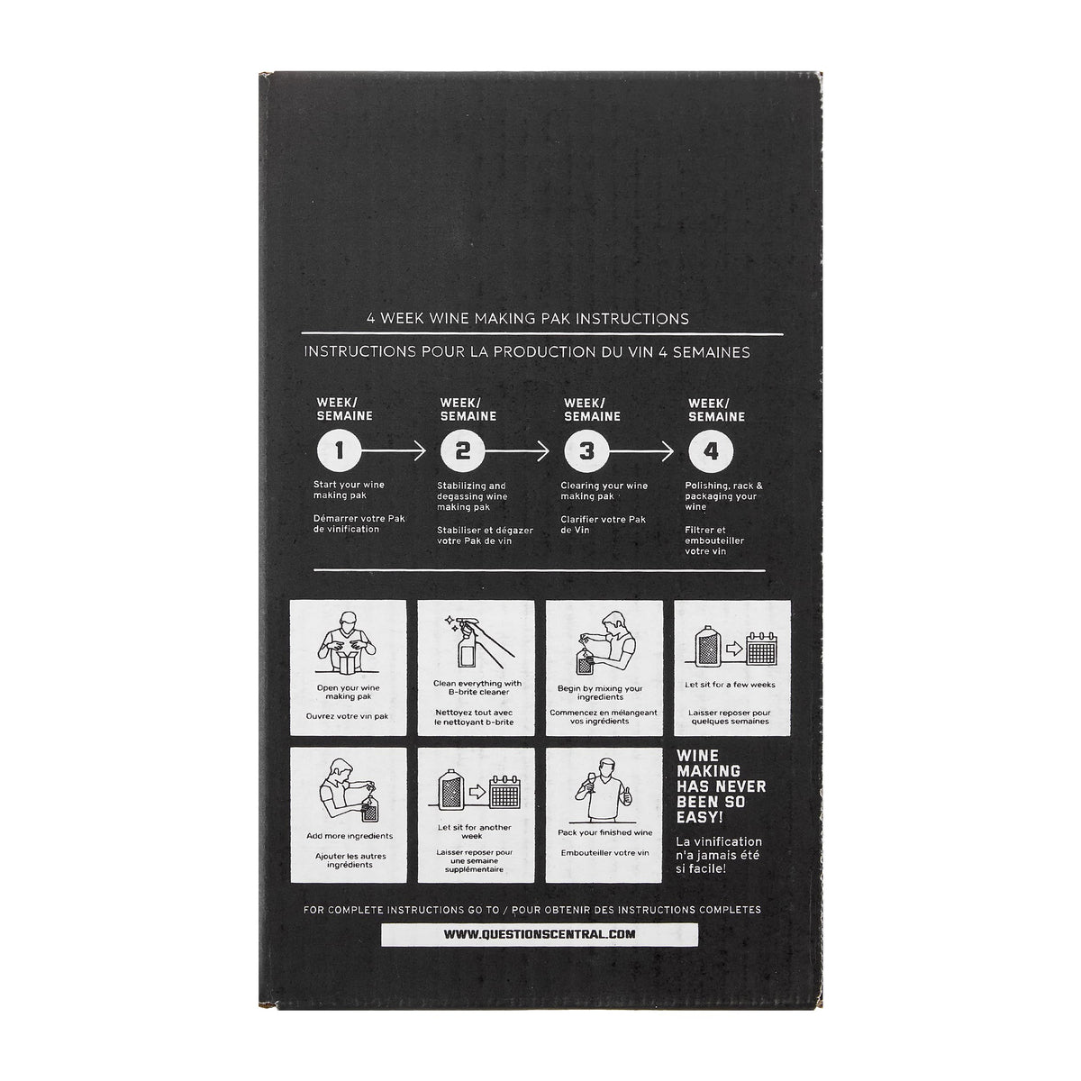 Fontana Sangiovese flavor packs offer customization options