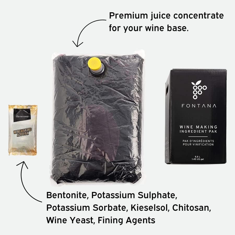 Fontana Sangiovese wine base provides a smooth start to your batch