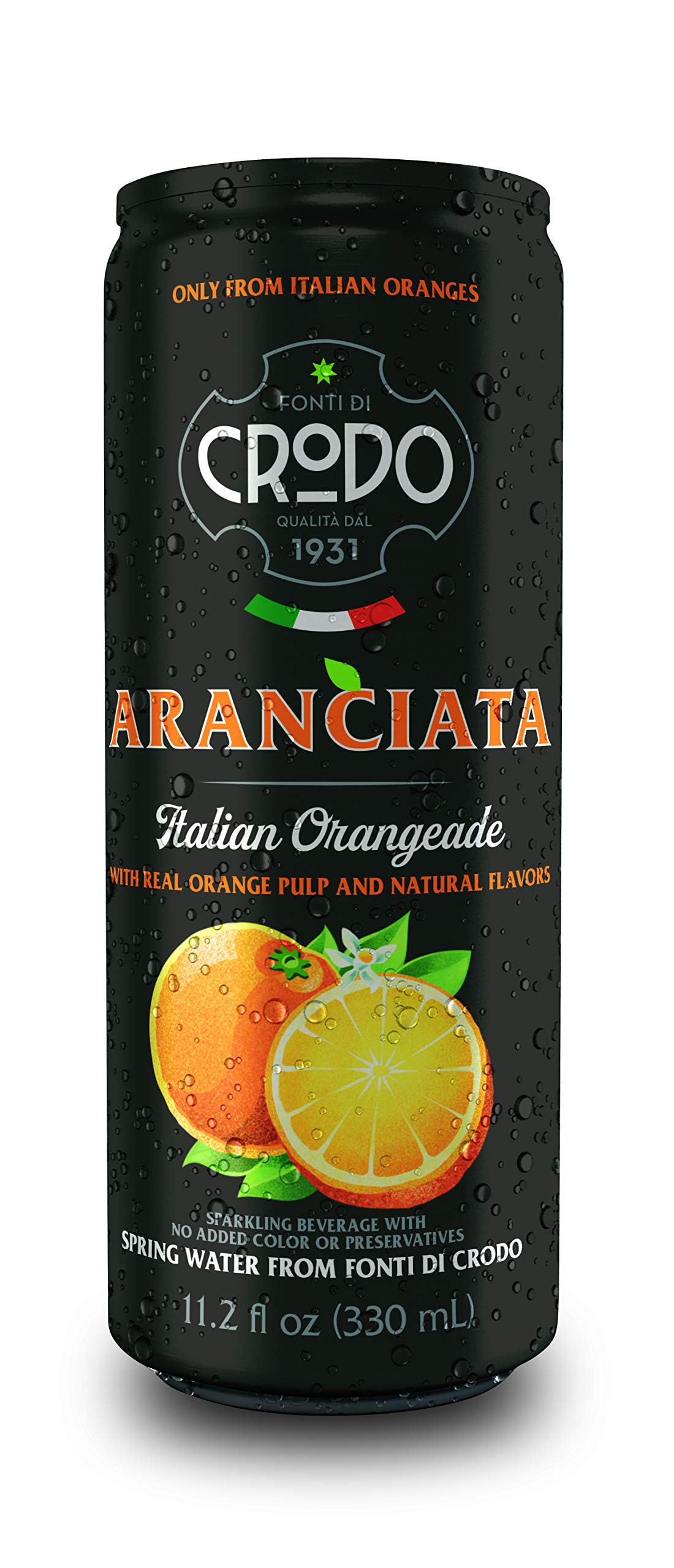 Fonti Di Crodo Aranciata can stack highlights convenient 24-pack for gatherings