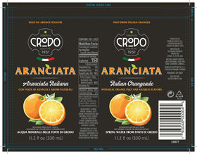 Fonti Di Crodo Aranciata Italy-origin drink hints at traditional craftsmanship