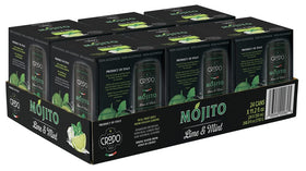 Fonti Di Crodo Mojito bottle pouring over ice for a refreshing moment