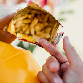 Fonzies Croccantini Italian-made label emphasizes authentic snack quality.