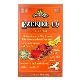 Food for Life Ezekiel 4-9 Original cereal in a bowl for wholesome breakfast energy