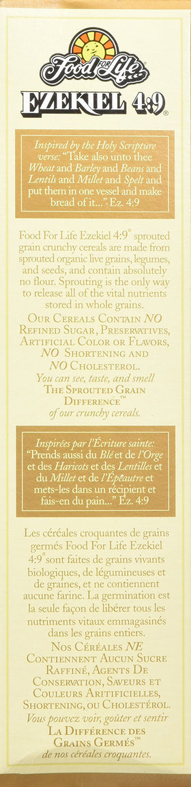 Food for Life Ezekiel almond cereal pack of 6, bulk packet for versatile breakfasts.