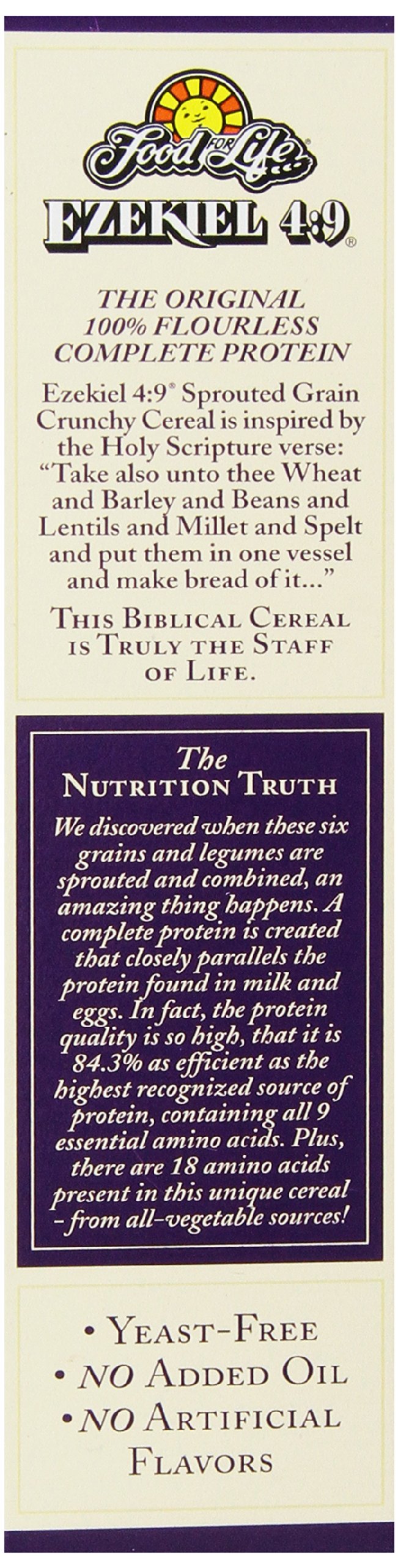 Food for Life pack of 6 cinnamon raisin cereal boxes offers pantry-ready convenience.