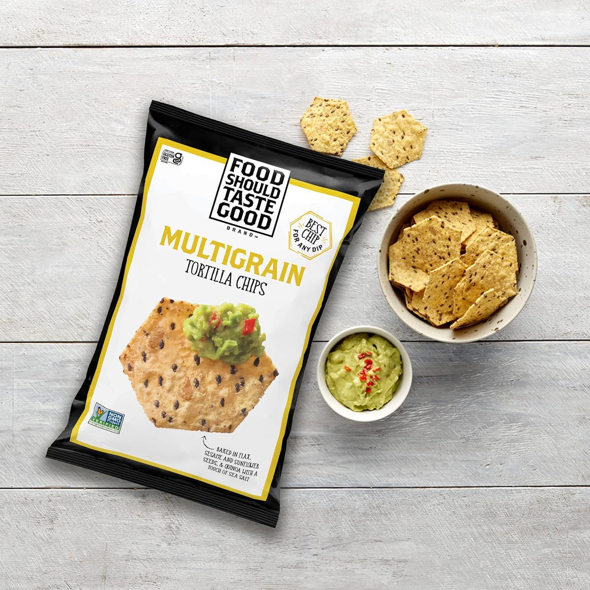 Nutrition label focuses on 18g whole grains per serving.