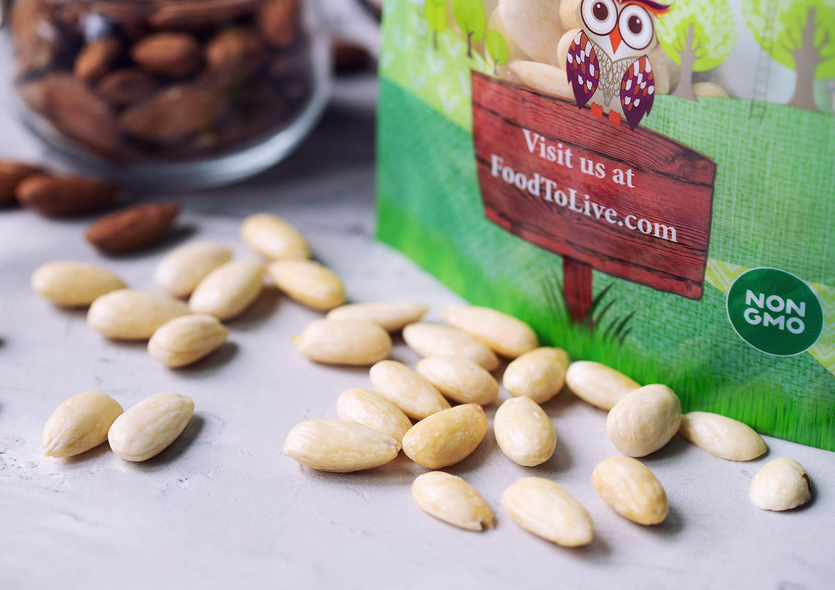 Food to Live almond flour made from blanched almonds for light baking