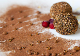 Food to Live amaranth grain cooked porridge served in a bowl, creamy and subtly sweet.