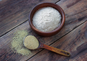 Food to Live amaranth grain packaging front, highlighting organic, non-GMO quality.