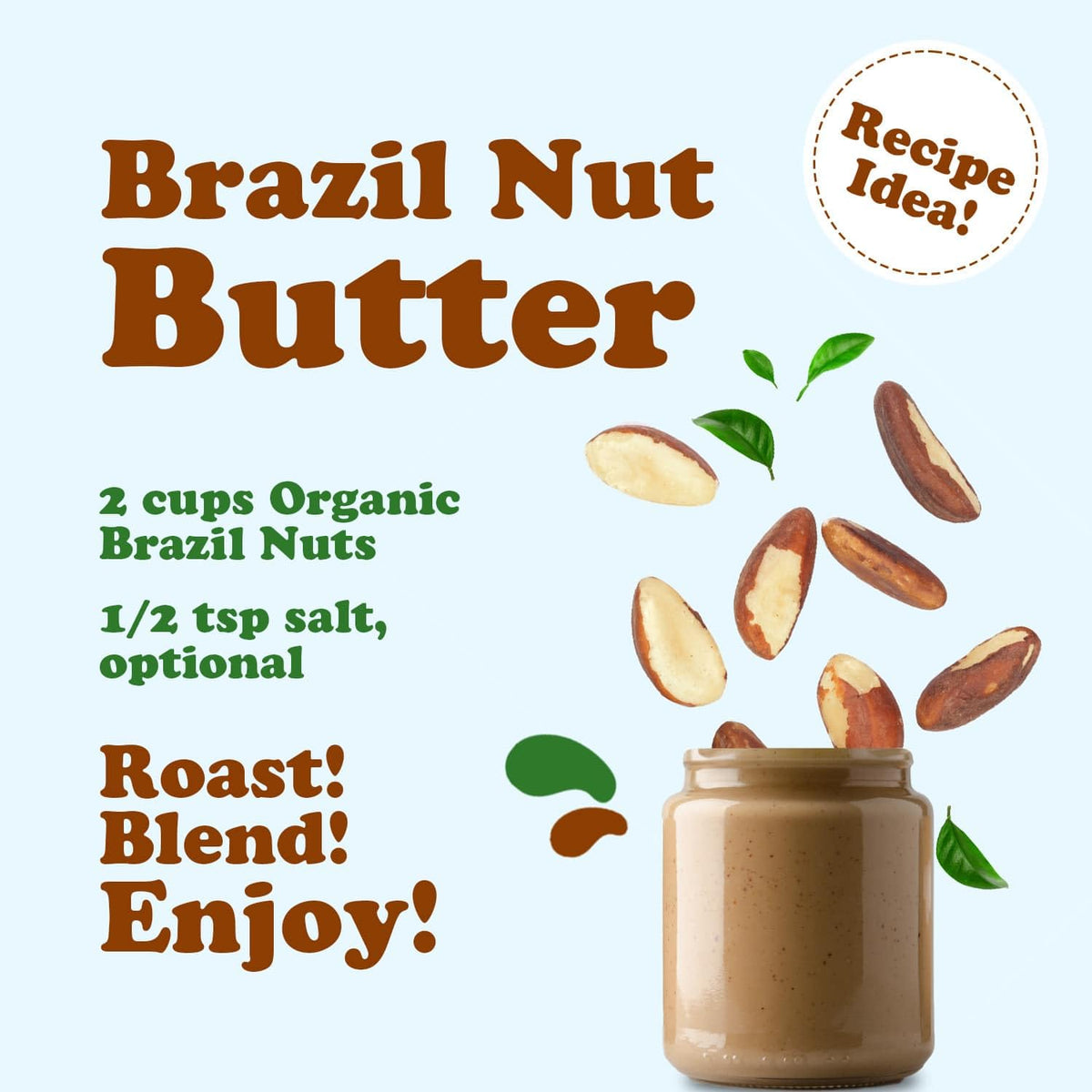 Food to Live Brazil nuts resealable bag preserves freshness