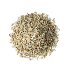 Food to Live cracked rye berries simmering in a pot for tender texture