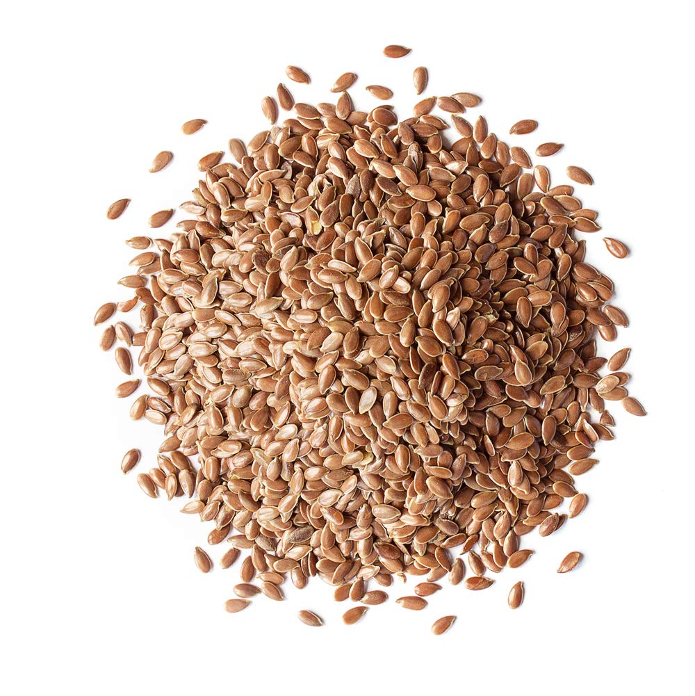 Food to Live Flax Seeds in Salad, enhances texture and nutrition.