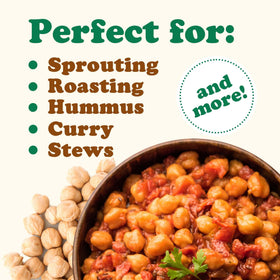 Food to Live garbanzo beans bulk pack for pantry-friendly bulk buying.