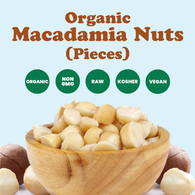 Food to Live macadamia nuts topping for yogurt and cereal adds richness