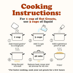 Food to Live oat groats with a measuring cup, ideal for precise prep.
