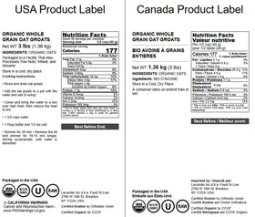 Food to Live Oat Groats on pantry shelf showcasing organic, Non-GMO packaging.