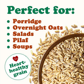 Food to Live oat groats being rinsed before cooking for cleaner flavor.