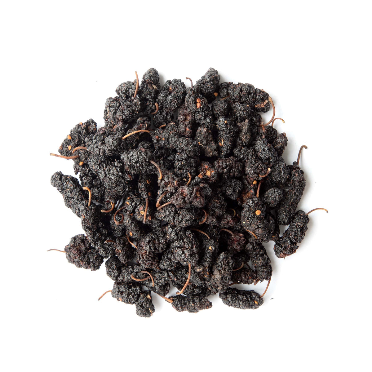 Food to Live mulberries close-up of bag, highlighting organic unsulfured sweetness.