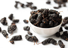 Food to Live mulberries added to granola mix for chewy, flavorful crunch.