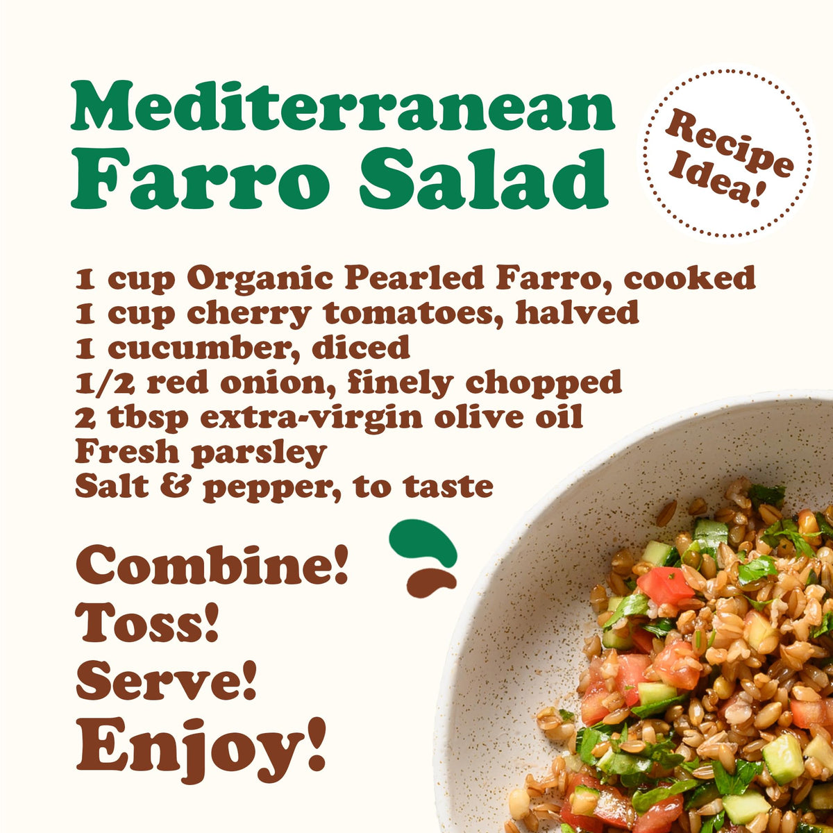 Food to Live bulk pack of farro, convenient bulk option for weekly meals.