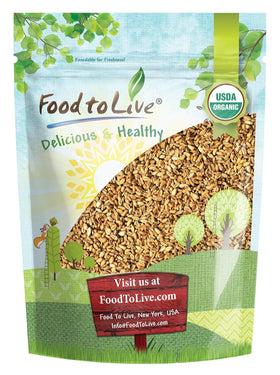 Food to Live Organic Oat Groats bulk pack for easy pantry storage and meal prep.
