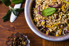 Food to Live Organic Pearl Barley packaging front showcases product