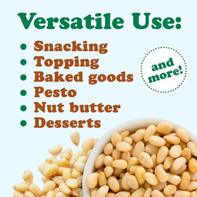 Food to Live vegan kosher pine nuts suitable for healthy meals.