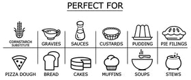 Food to Live Potato Starch thickening pudding filling with a silky finish.